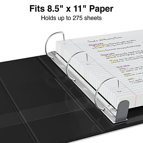 Staples 82713 Heavy-Duty 1-Inch 3-Ring Non-View Binder Black (24646-Us) #TOP1