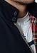 Merc of London Harrington Chaqueta, Azul (Navy), Medium para Hombre