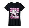 Donna Pensione Regalo 2026 Simpatico Pensionata Donna Maglietta