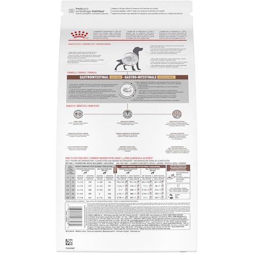 Royal Canin Veterinary Diet Canine Gastrointestinal Fiber Response Dry Dog Food, 17.6 lb (Package May Vary) - Thumbnail 3