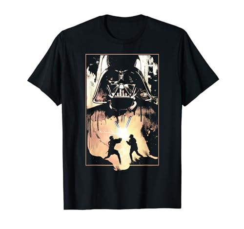Star Wars Darth Vader Battle Poster Camiseta