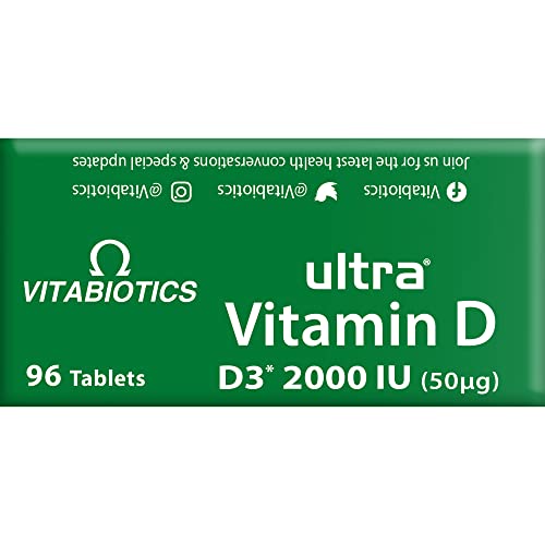 Vitamin D Tablets 2000IU, Vitabiotics Ultra-96 Count 1-Pack - Image 6