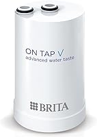 BRITA ON TAP V (600L) Cartuccia di ricambio per filtro dell'acqua - per acqua sostenibile e buon sapore, riduce micro...