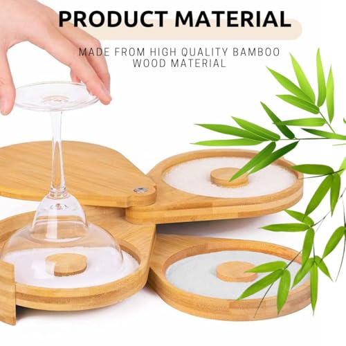 3-Tier Margarita Salt Rimmer Set – Sugar and Salt Dish for Cocktails Bar Accessories for Drinks Rim Salter for Glasses Kit and Party Supplies - Thumbnail 3