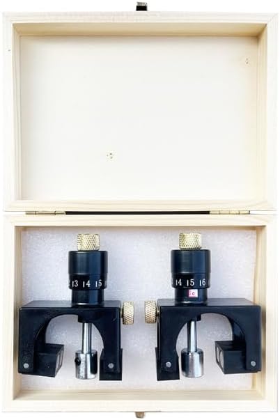 2PCS Planer Blade Setter, Magnetic Planer Blade Setting Jig Gauge Setter Jointer, Magnetic Planer Jointer Knife Blade Setter Jig Gauge with 22 mm Height Adjustment/75 mm-125 mm Cutter Diameter