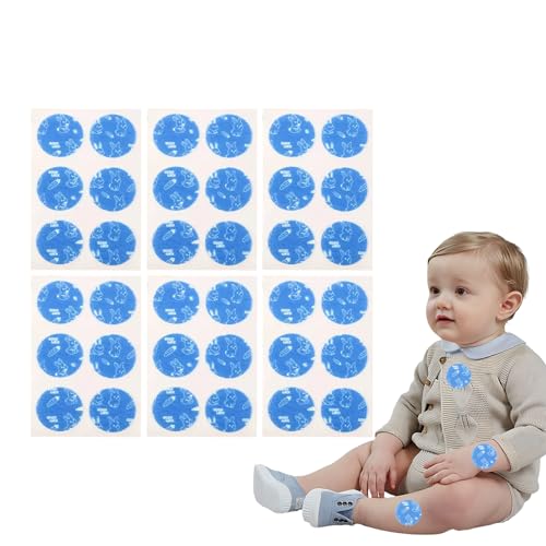 JYNVO 36 Mosquito Bite Relief Strips, tiras antimosquitos para actividades al aire libre y en interiores, ingredientes naturales, aptas para niños y adultos para aliviar el picor