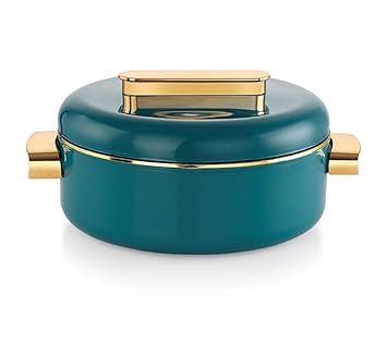 Insulated Inner Steel Casserole | Bpa Free | Food Grade | Serving Hot Case - Blue