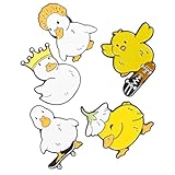 FOMIYES 1 Juego Broche De Pato Patos Esmaltados De Dibujos Animados Lindo Pin Pasadores De Pato De Esmalte Accesorios Lindos Alfileres De Pato Mochila Pins Duck Chicas Mujer Azul Aleación