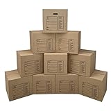 Uboxes 10 Premium Medium Moving Boxes 18x18x16' Cardboard Box