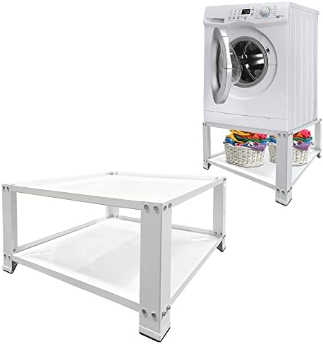 Royxen Laundry Pedestal 28" Wide Universal Fit 700lbs Capacity, Washing Machine Base Stand Dryer Base Platform Heavy Duty with 16" Height