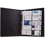 Anglers 3-Ring Business Card Binder - 1000 Capacity - 11