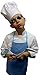 CHEFSKIN Baby Blue Set Apron + Hat Chef Costume Small Fits Kids Children 2-8 New the Best Party Favor, Made of Real Fabric, You Can Mark, Draw, Iron-on Etc