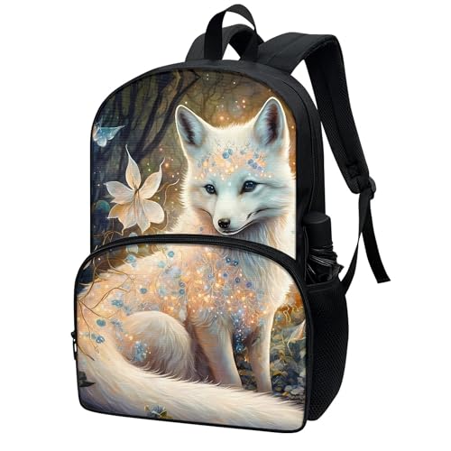 School Backpack for Boys Kids Fox Elementary Bookbag Teen Girls Durable Back to School Book Bag Lightweight Daypack2