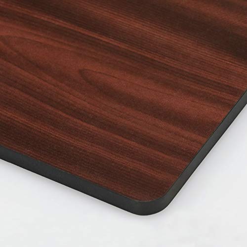 Furinno TURN-N-TUBE Side Table Set of 2, 2-Tier Modern Square End Table with Open Shelf, Toolless Stackable Night Stand, Bedside Table, for Living Room, Bedroom, Dark Cherry - image 8