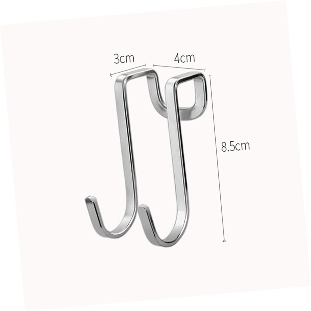 MUSISALY 6pcs Grocery Storage Hook Hooks for Hanging Towels Over The Door Hanger Outdoor Hooks for Towels Door Hooks for Hanging Clothes Over Door Towel Rack Outdoor Hanging Hooks Silver