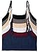 Caramel Cantina 6 Pack Big Girls Seamless Training Bras (Small, 6PK Basics)