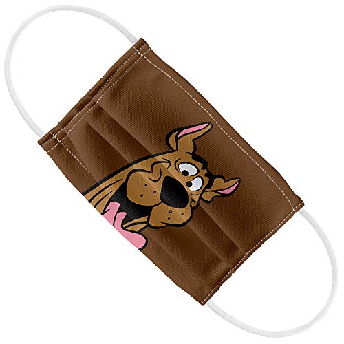 Scooby-Doo Kids Scooby Happy 1-Ply Reusable Face Mask Covering with Adjustable Nose Wire