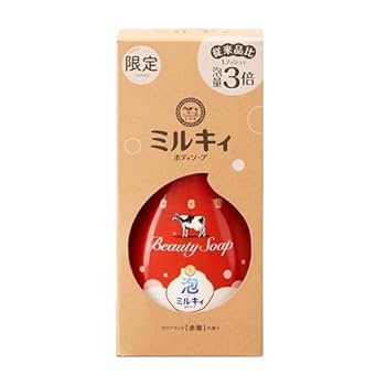 Amazon.co.jp: カウブランド 赤箱 泡で出てくる ミルキィボディ