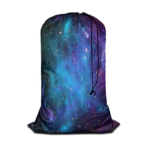 Swono-Starry-Sky-Laundry-Bag-with-Drawstring-Straps-Heavy-Duty-Extra-Large-Laundry-Bags-for-Laundromat-Household-Galaxy-Nebula-Cloud-Cluster-Stars-Aerospace-Travel-Dirty-Clothes-Bag-Purple-Blue Swono Starry Sky Laundry Bag with Drawstring Straps Heavy Duty Extra Large Laundry Bags for Laundromat Household Galaxy Nebula Cloud Cluster Stars Aerospace Travel Dirty Clothes Bag Purple Blue