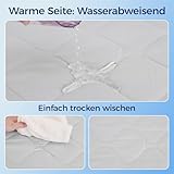 Rywell Kühldecke für Hunde und Katzen, 101x153 cm – selbstkühlende Matte mit Arc-Chill-Technologie (Q-Max 0.5), wasserabweisend & maschinenwaschbar, schützt Sofa und Bett – Grau