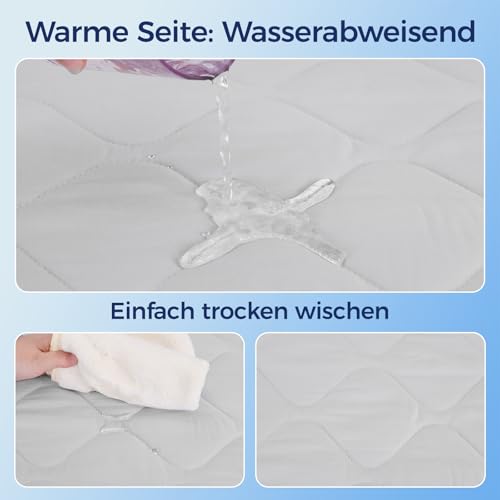 Rywell Kühldecke für Hunde und Katzen, 101x153 cm – selbstkühlende Matte mit Arc-Chill-Technologie (Q-Max 0.5), wasserabweisend & maschinenwaschbar, schützt Sofa und Bett – Grau