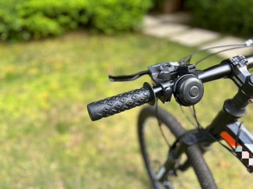 Bike Grips Bicycle Handlebar End Grips 7/8 Inch Replacement Handle Bar Grips Non-Slip Soft Rubber Protector for Mountain Bike Tricycle Wheel Chair