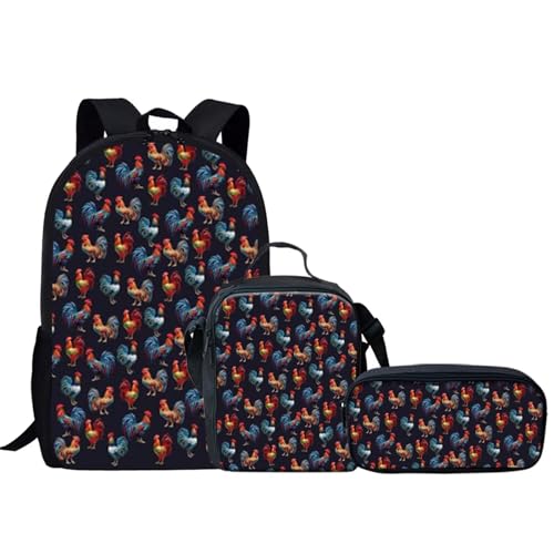 Sac à dos loutres enfants anti mal de dos avec kit boîte repas