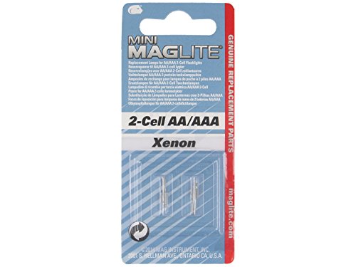 Image of Maglite LM2A001 - 2.3V 0.9W Bi-Pin Xenon Blister Pack of 2