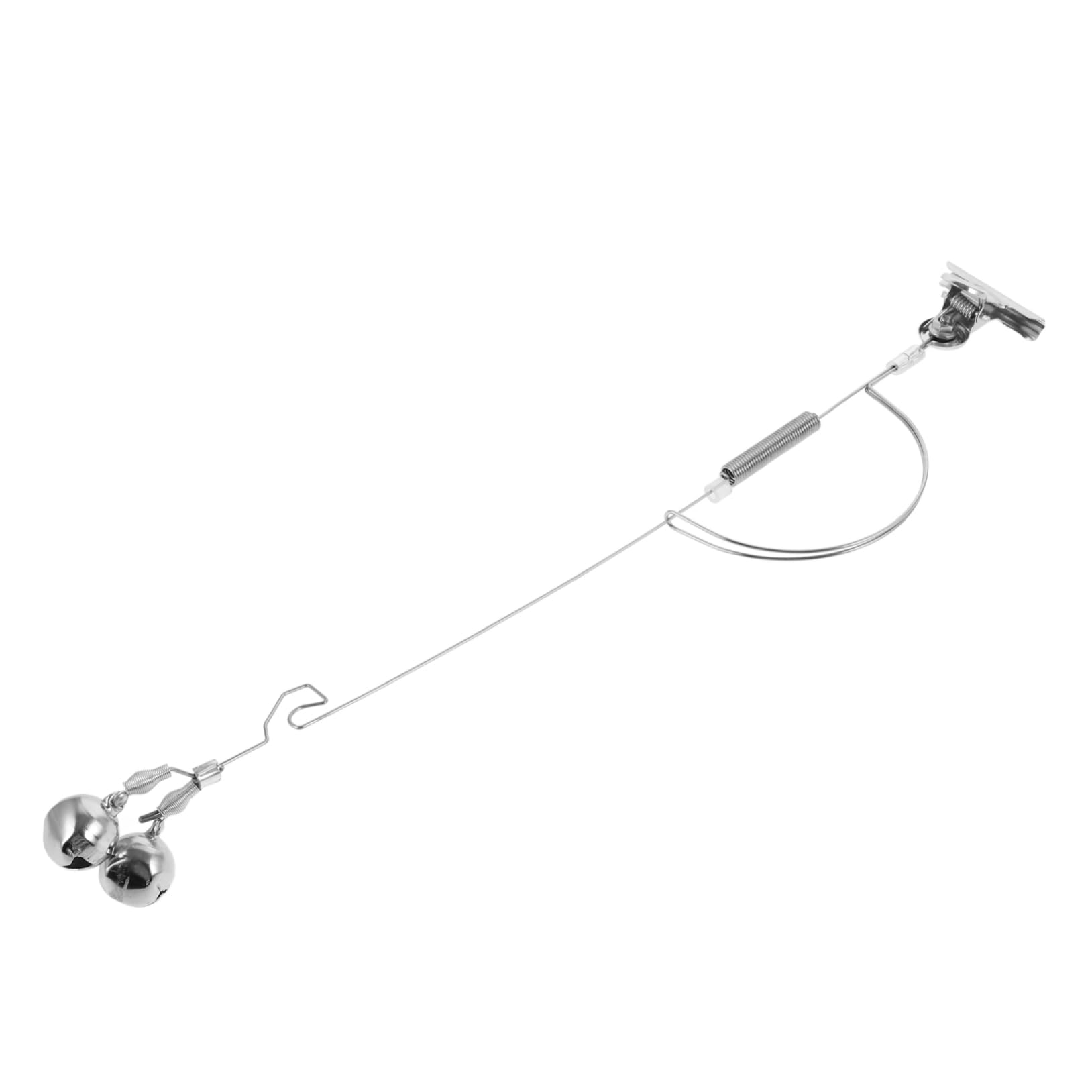 HANABASS Stainless Steel Fishing Bite Alarm Bell Fish Bite Alert for Rods Poles for Carp