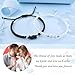 PZXHRY Valentines Day Gifts Couples Bracelets Matching Bracelets For Couple Anniversary for Him Her Long Distance Relationship Gifts for Girlfriend Boyfriend Husband Wife Soulmate Bf Gf Birthday Knot