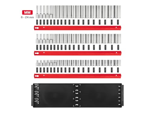 Image of TEKTON 3 /8 Inch Drive 12-Point Socket Set, 57-Piece | SHD91126
