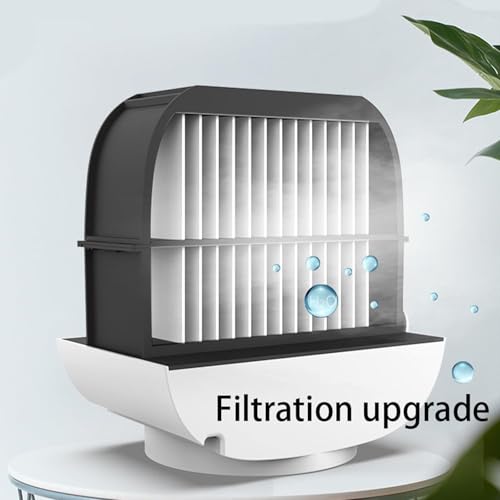 Przenośny klimatyzator zasilany przez USB, mały, osobisty klimatyzator do domu, podróży i sypialni, zielony