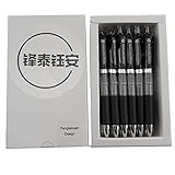 Fengtaiyuan AD10P18, Retractable Gel Pens, 1.0mm, Black Ink, Bold Point, Writting Smooth, 18 Pack...