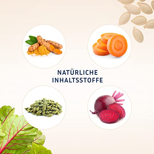 PetFokus Vital Formel Plus | unterstützt Verdauung, strahlendes Fell, Energie & Vitalität | Futterergänzung für Hunde | Vitamine, Mineral- & Pflanzenstoffe I Probiotika & Omega-3 | leckerer Geschmack