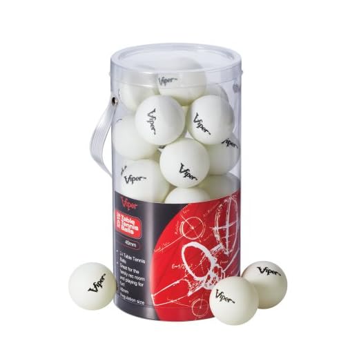 Bolas de tênis Viper Tablet: Branco 40 mm Tamanho Regulado, Classificação 2 Estrelas, Pacote com 24