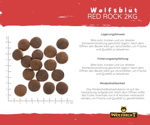 Wolfsblut Hund Adult | Trockenfutter | Multi Bundle | Mix Paket | Sparpaket | 2 x 2 kg | Verschiedene Sorten (2 x 2 KG, Red Rock)