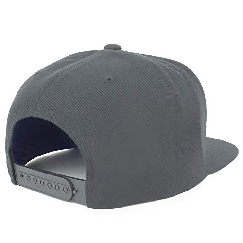 Image of Armycrew Flexfit Oversize XXL Structured Blank Flatbill Snapback Cap