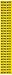 Brady 91933 Semiconductor & Chemical Pipe Markers, B-946, 1/2" Height X 2 1/4"W, Yellow On Black Pressure Sensitive Vinyl, Legend "Heating Water"
