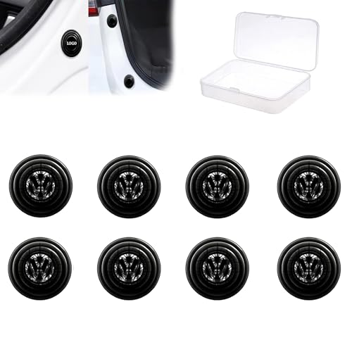 Image of 8Pcs Car Door Shock Absorber Guard Protector Rubber Pads Innovative Auto Gadgets Compatible for Virtus, Taigun, Tiguan, Tayron, Golf, Polo, Vento, Ameo, Jetta