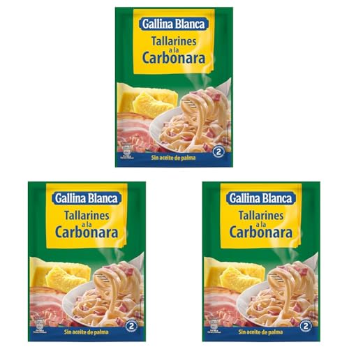Gallina Blanca Tallarines a la Carbonara, 143 Gramos (Paquete de 3)