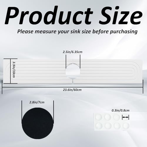 Alfombrilla de grifo de secado rápido: protector de diatomeas súper absorbente contra salpicaduras 3