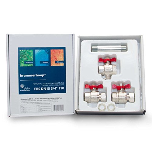 Inbouwset voor warmtemeter F90 en F96Plus 3/4 inch DN15 110 mm