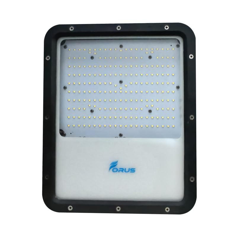 Image of Forus 150W LED Flood Light Green with Motion Sensor Auto On Off Day Night Mode Waterproof Outdoor Security Light for Garden Parking Garage Factory Warehouse High Bright Floodlight 4Yr Warranty-1Pc