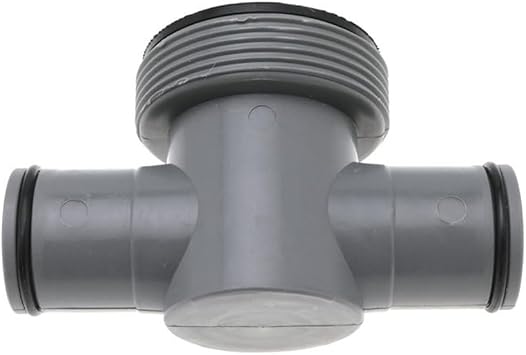1.5" to 1.25" T-Joint Pool Hose Connector, 3-Way Hose Adapter with O Rings, P61408 Filter Pump Replacement Parts Fits for Intex/Colemen