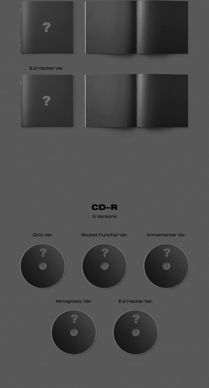 aespa Girls 2nd Mini Album Digipack Version 5 Cover SET CD+1p Folding Poster On Pack+24p PhotoBook+1p PhotoCard+Tracking Sealed