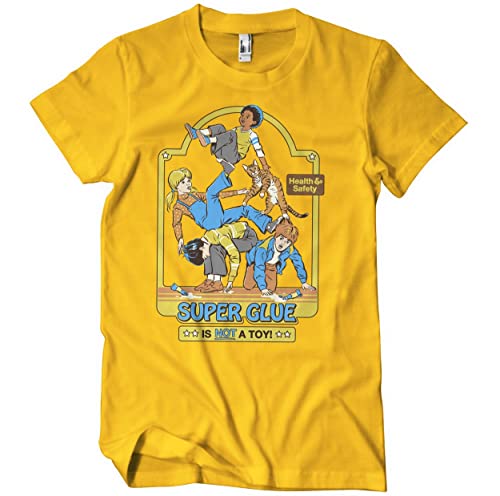 T-shirt Super Glue is Not A Toy Steven Rhodes idée cadeau humour pour homme