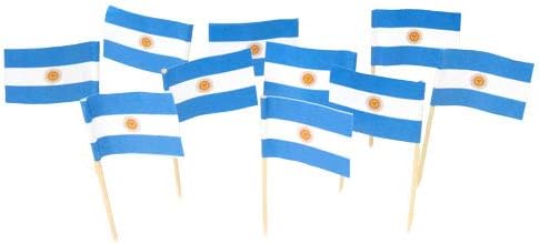 Argentina | Argentinian | Argentine Flag Toothpicks (100)