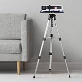 Bonarca プロジェクター台 プロジェクタースタンド ノートパソコンスタンド 【 3段階の高さ調節 】 三脚 台座 折りたたみ式 コンパクト 収納カバー付き