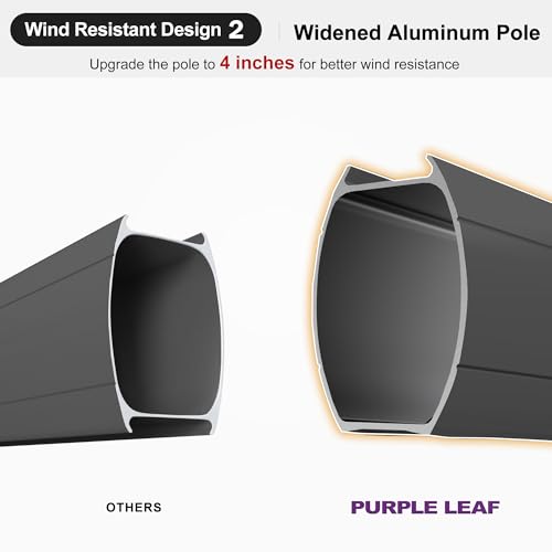 PURPLE-LEAF-10-X-13-Cantilever-Outdoor-Umbrellas-Large-Patio-Umbrella-Hanging-Double-Top-Rectangle-Offset-Umbrella-with-360Rotation-Tilting-Umbrella-Outdoor-Patio-Taupe PURPLE LEAF 10 X 13 Cantilever Outdoor Umbrellas Large Patio Umbrella Hanging Double Top Rectangle Offset Umbrella with 360Rotation Tilting Umbrella Outdoor Patio Taupe