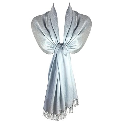 Châle Pashmina TOSKATOK LUNE ARGENT Cover